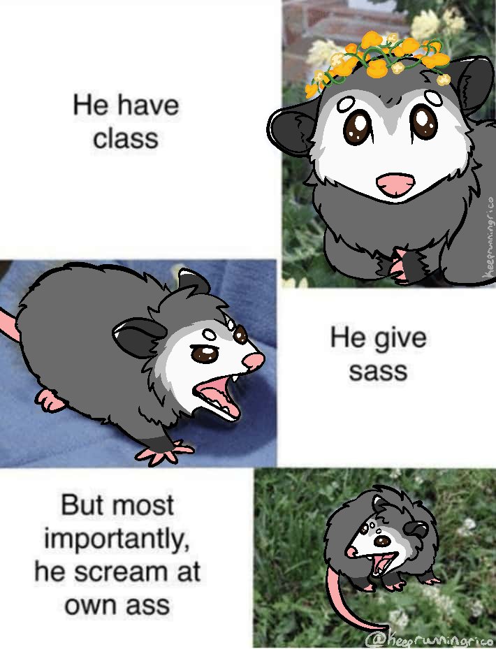 my throat is definitely disagreeing with that last point, but he got the spirit