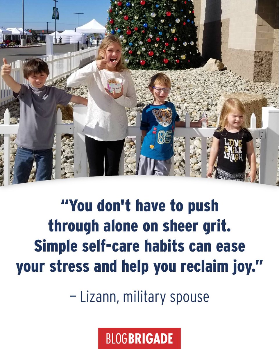 Military1Source's tweet image. Tis the season for stress. Luckily, military spouse Lizann shares her secrets for stressing less during the holidays. Check out her latest post on Blog Brigade: blog-brigade.militaryonesource.mil/2025/12/09/hea…