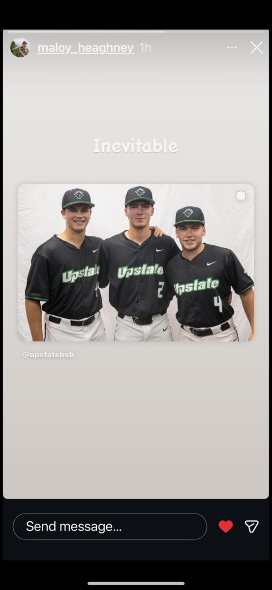 NickHerrinsAs's tweet image. Lookin’ good boys!
@henry_zenor @maloyheaghney @tj_lang2004 

@UpstateBSB