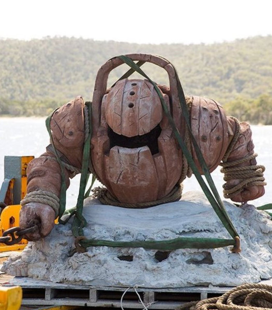 Dexerto's tweet image. Riot Games sank a Nautilus statue 10 years ago into the Curtin Artificial Reef in Australia

A local dive club visited the replica this week, showing that it is thriving as a home for local marine life
