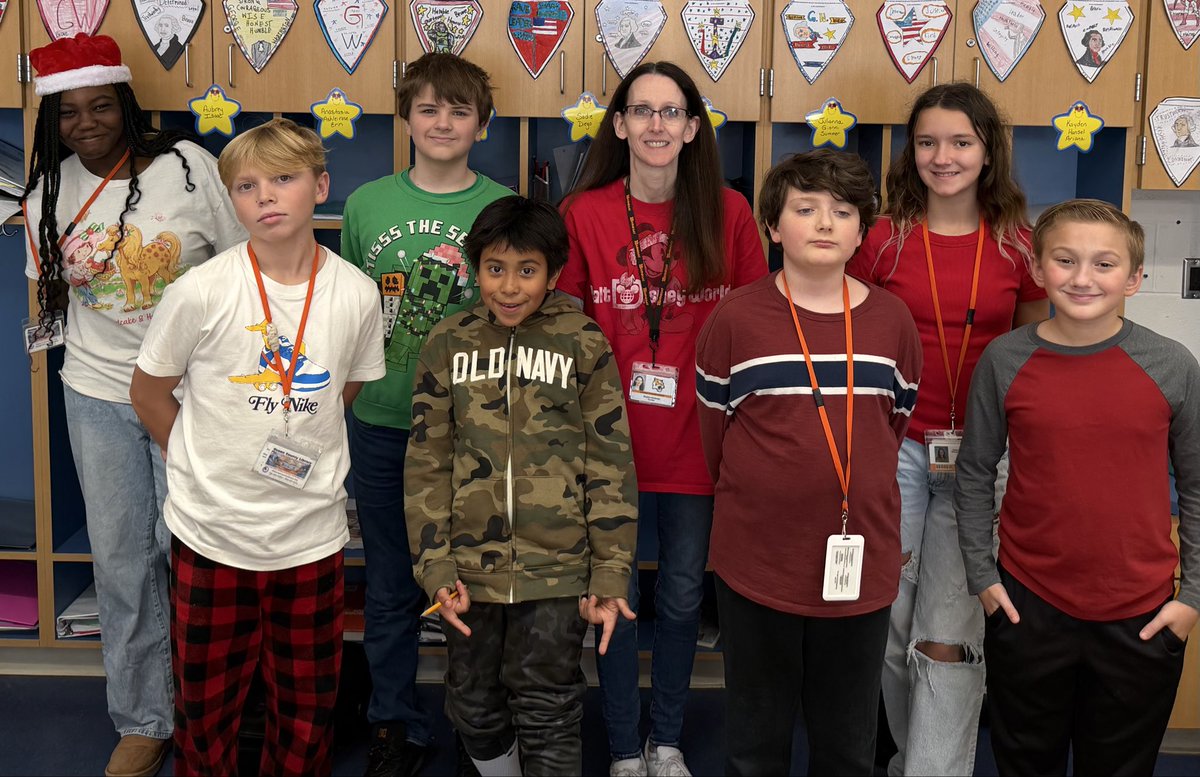 Day 9 of the #districtholidaychallenge Candy Cane Day-Wear Red and White