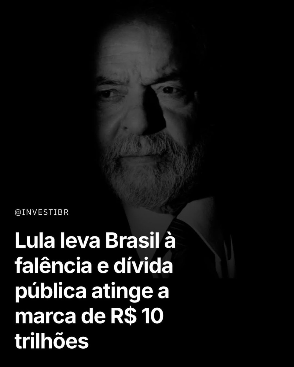 Dívida pública brasileira bate R$ 10 trilhões 💸

A dívida do Brasil atingiu R$ 10 trilhões, cerca de 78,6% do PIB, mostrando crescimento acelerado desde o retorno de Lula ao governo. Economistas alertam que a escalada das despesas — com juros, benefícios sociais e folha de