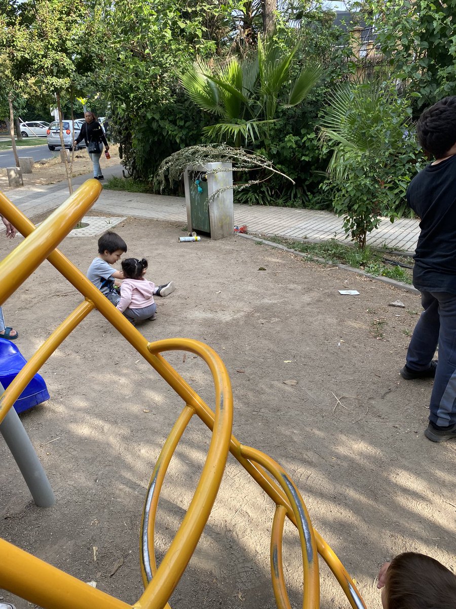 lroblesk's tweet photo. Plaza esquina vicente huidobro con armando moock, basureros llenos de caca de los perros que pasean… será posible limpiar? @MuniMacul https://t.co/uwsgHFaUiv