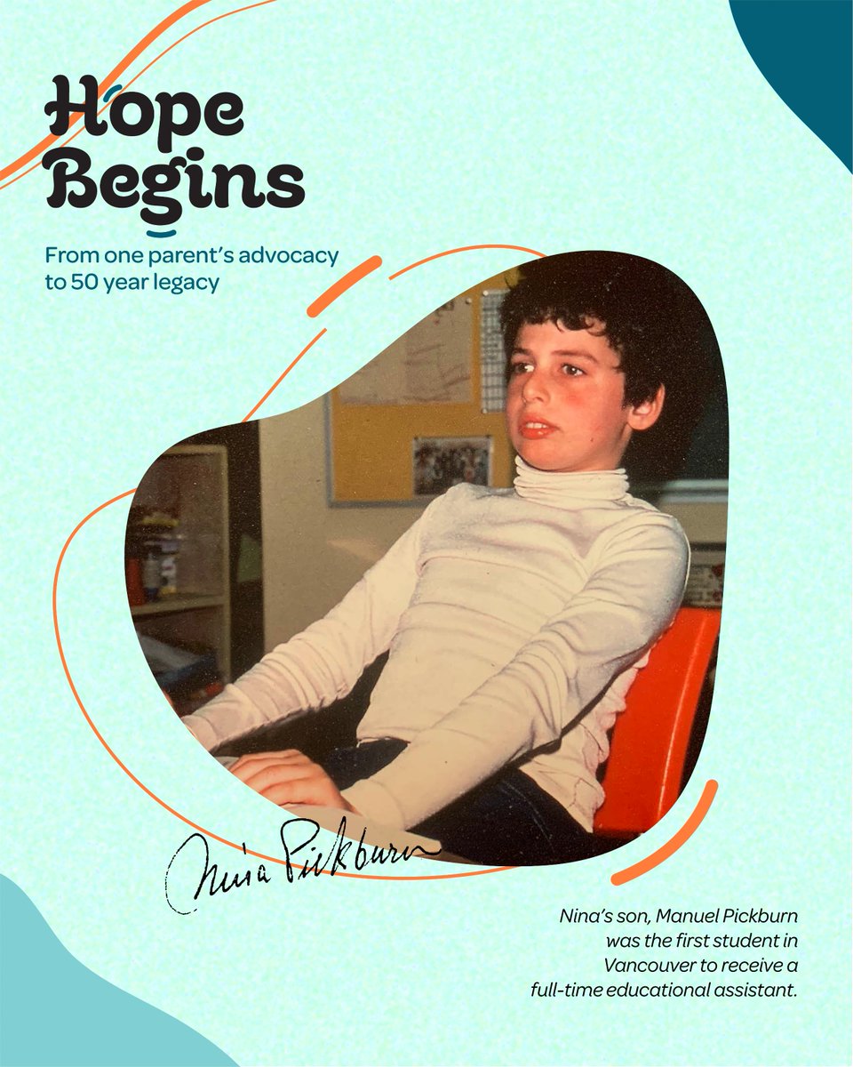 When Manuel Pickburn entered school, there were no supports for autistic students. His mother, AutismBC co-founder Nina Pickburn, petitioned the Vancouver school board to hire BC's first EA.

Help us continue Nina's barrier-breaking legacy:  autismbc.ca/donate