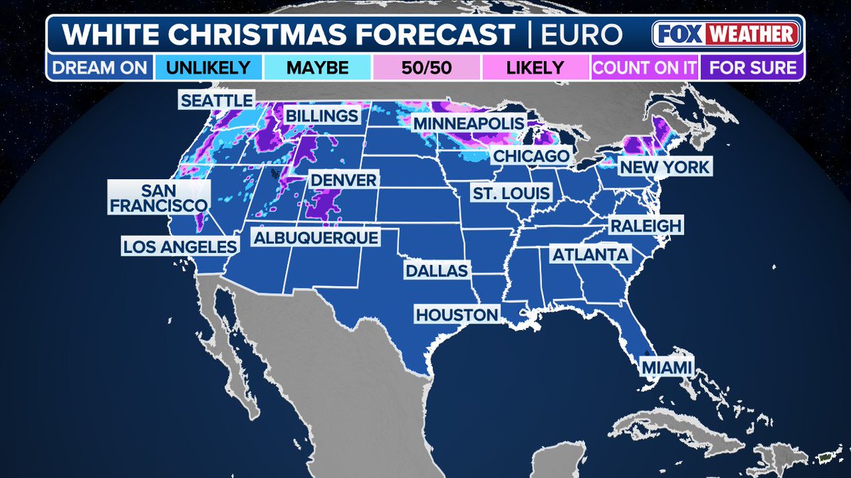 We've made it to Magical Christmasland time on all of the ensemble models! ❄️🎄🎅