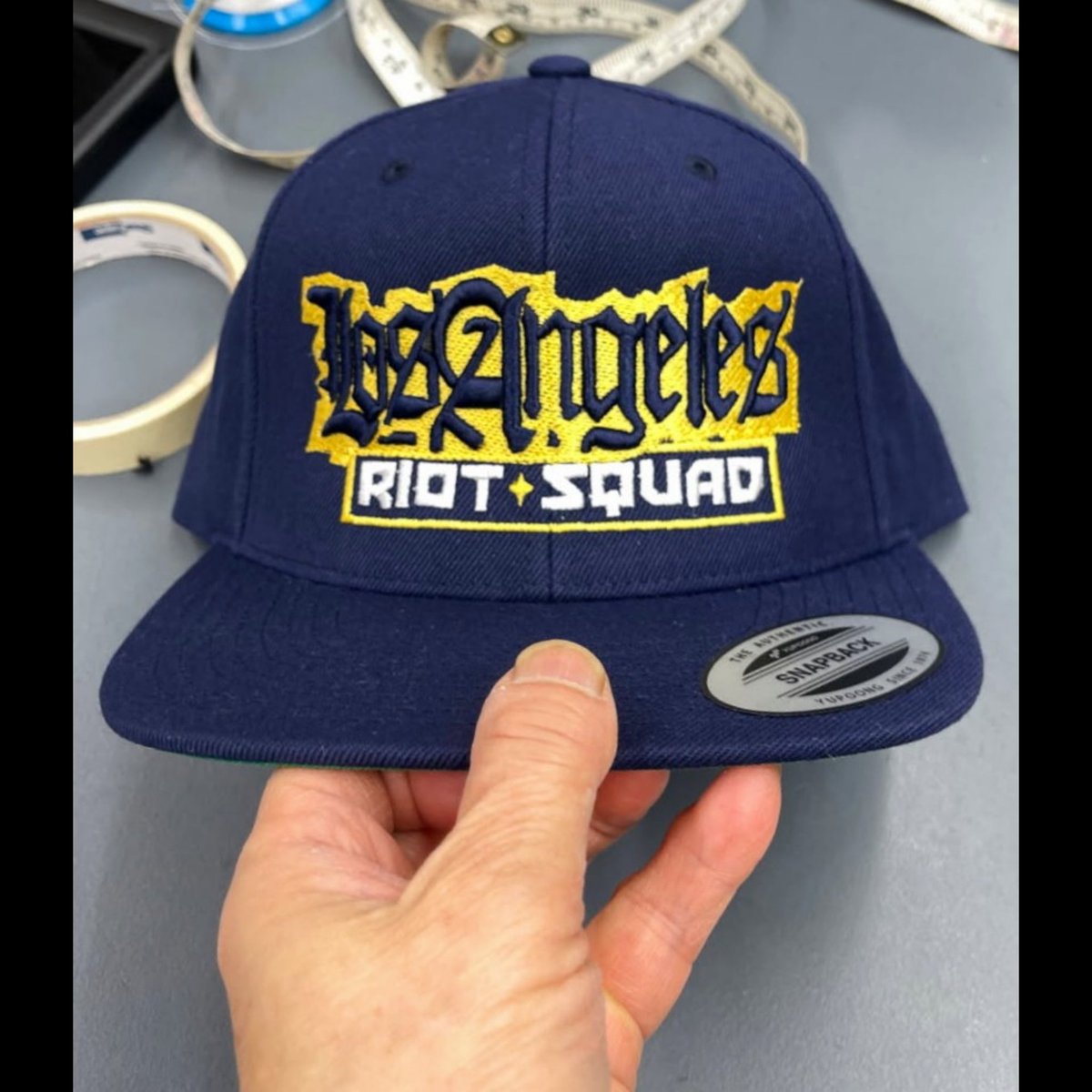 LARiotSquad's tweet photo. Hats and beanies are here and will be available for purchase at the Blue, White &amp; Gold pop up this Sunday✨ First come, first serve

See you there Gz 💙🤍💛 https://t.co/DJ0ARhcQRo