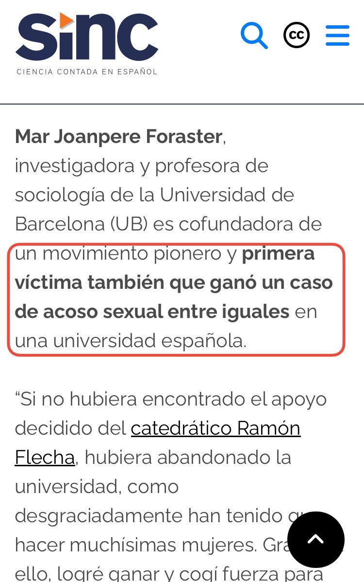 Hace unos días solicitamos a <a href="/agencia_sinc/">SINC</a> y a Verónica Fuentes Adrián, Responsable Servicio de Información y Noticias Científicas que o bien retirara este artículo o bien lo corrigiera, lo editara, publicara una nota aclaratoria… demostrándole que esta afirmación es falsa. 1/5