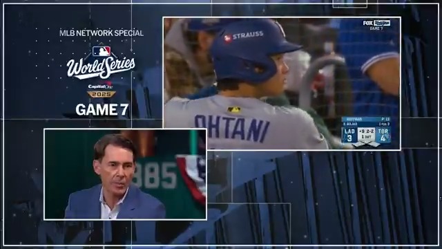 One key to Miguel Rojas' game-tying home run in the 9th inning: Shohei Ohtani on deck.
“You cannot get to a three-ball count. You don't want to be in a situation where you must throw the ball in the strike zone.”
📺 MLB Network Special: 2025 World Series Game 7