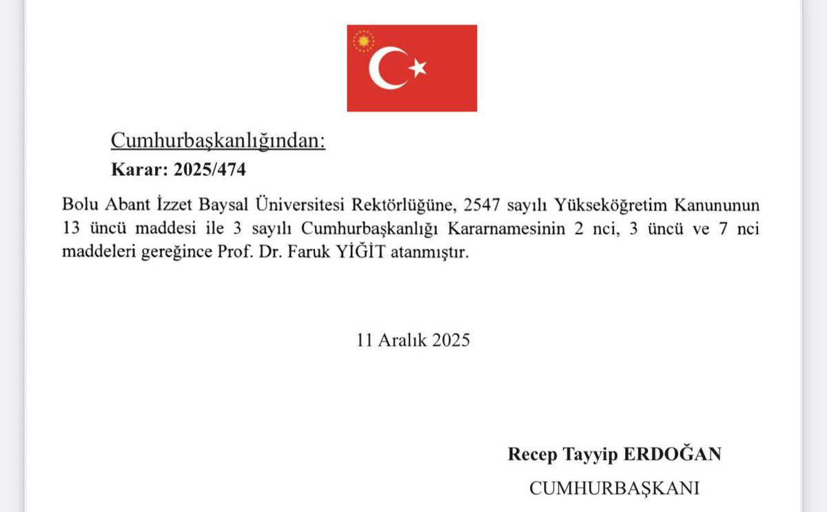 Bolu Abant İzzet Baysal Üniversitesi tweet media