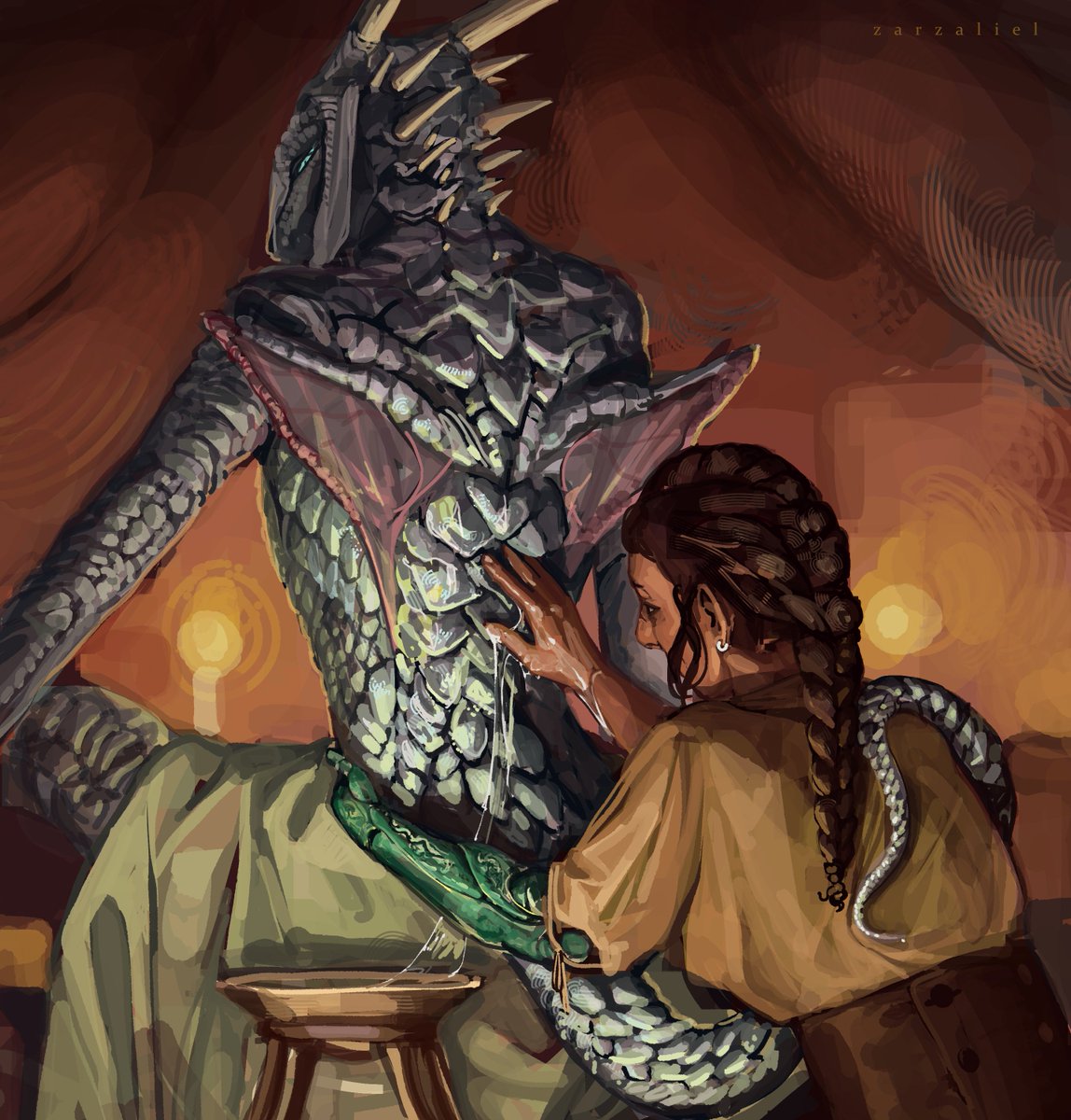 Making sure to really get under those scales.