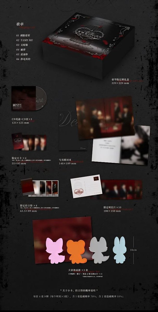 OFFICIAL ALBUM 'DESIRE'】 Desire4 《垂涎Desire》 Deluxe Limited