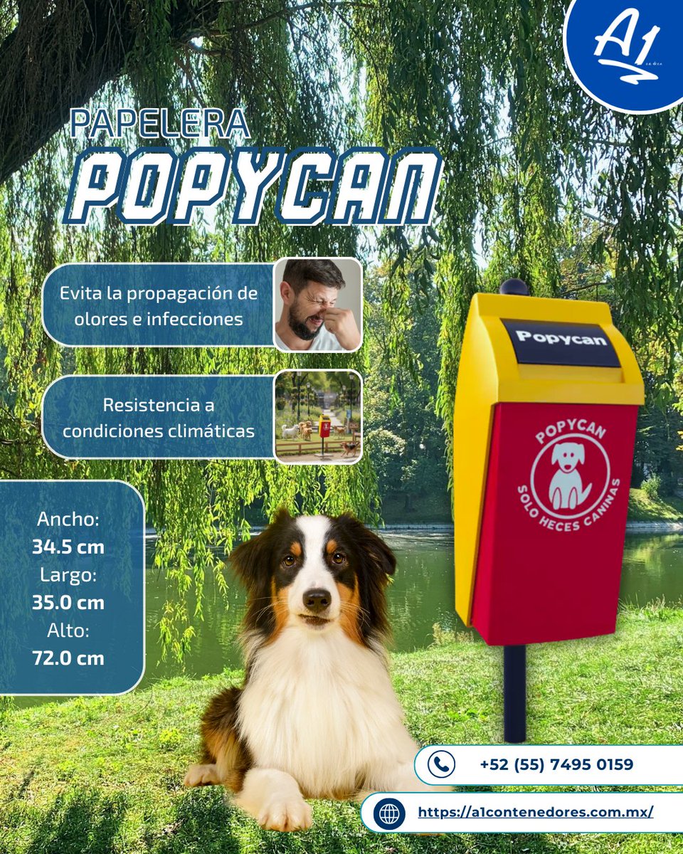 🐾 Haciendo uso de la papelera para desechos caninos, brindamos espacios libres de heces.

☎️ Contáctanos al (56) 4770 2022
📲 WhatsApp 55 7495 0159
💻 Visítanos en f.mtr.cool/qbvskiivrm

#parques #mascotasfelices #perros