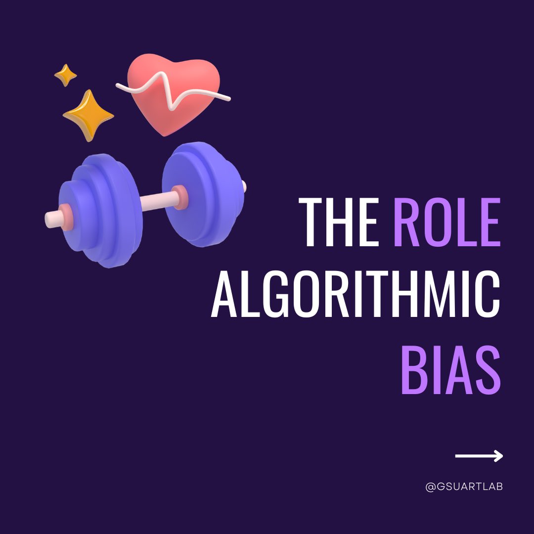 GSUARTLab's tweet image. When algorithms learn from biased data, they repeat it. Awareness is the first step to fixing it. #ai #algorithms #data #mentalhealth #tech