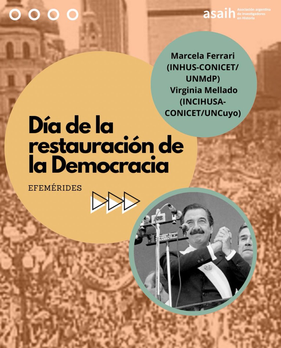 🗓️ Un día como hoy, pero en 1983, se conmemora el Día de la Restauración de la Democracia, fecha que marca la recuperación de la institucionalidad política tras la última dictadura cívico-militar y el inicio de un período sostenido de libertad y participación ciudadana.