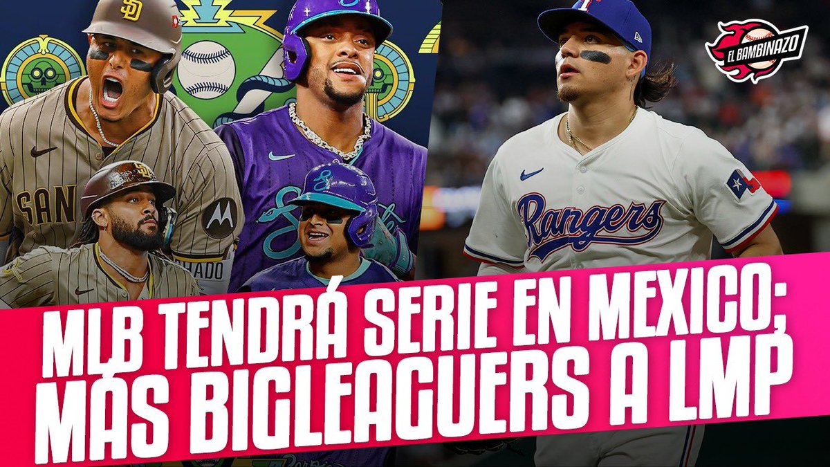 MÁS BIGLEAGUERS A LMP🔥💣

Siguen sumándose jugadores de Grandes Ligas a la Liga del Pacífico; México volverá a tener juegos de Grandes Ligas.

𝐍𝐨 𝐭𝐞 𝐩𝐢𝐞𝐫𝐝𝐚𝐬 𝐞𝐥 𝐩𝐫𝐨𝐠𝐫𝐚𝐦𝐚 𝐝𝐞 𝐡𝐨𝐲 𝐞𝐧 𝐄𝐥 𝐁𝐚𝐦𝐛𝐢𝐧𝐚𝐳𝐨 🔥🔥

➡️ youtu.be/qHNPHDf5_sw