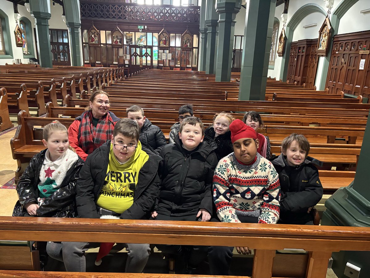 We enjoyed a visit to St Patrick’s Church today. It was lovely to be able to see and discuss some of the main features of the church. <a href="/drumparkprimary/">Drumpark</a>