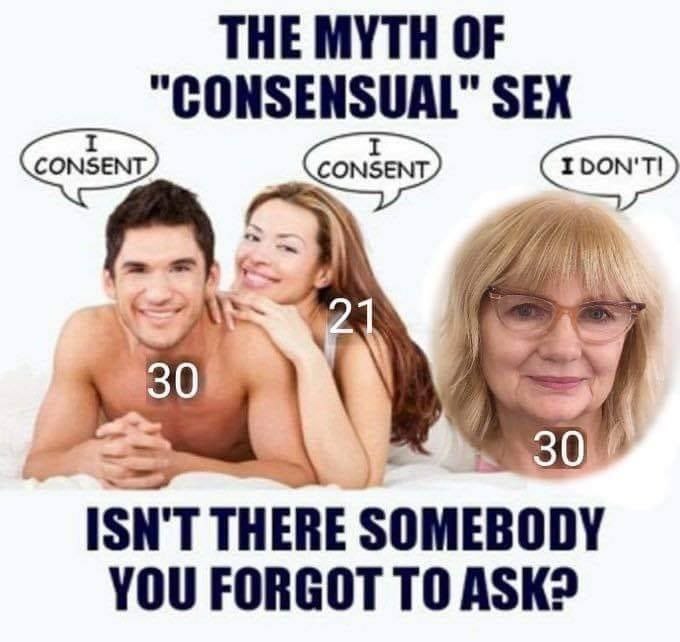 MomsPostingLs's tweet image. The myth of consensual sex