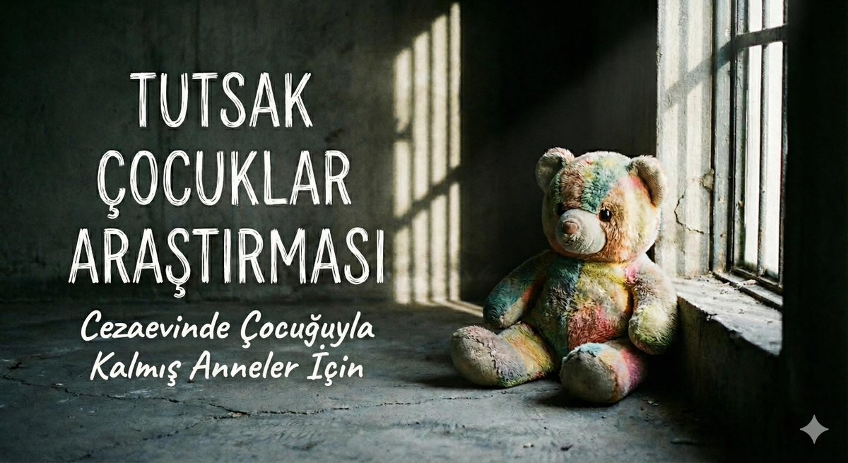 ANKETE KATILIN: CEZAEVİNDE ÇOCUĞUYLA KALMIŞ ANNELERE
Tanıklığınız, cezaevinde kalmış 0-6 yaş arası çocukların yaşadıklarının anlaşılması için çok değerli.
Duyurumuzu Okuyun: vicdanvakfi.org/post/tutsak-ço…
Anketimize Katılın: public-op.com/s/c34d1726-7e0…
#tutsakçocuklar #çocukhakları