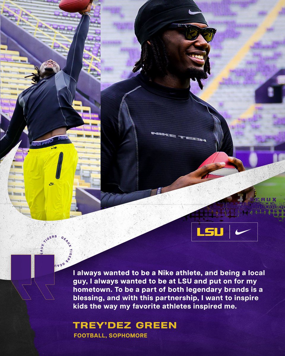 LSUfootball's tweet image. A Combination of Legendary Brands