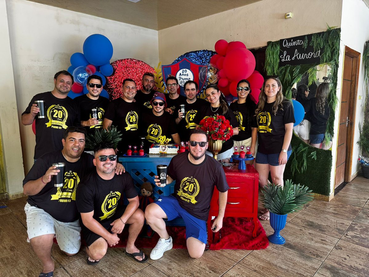 20 años de la promoción de los Sagrados Corazones , un placer y orgullo formar parte de una promoción 99'9 % azulgrana, vamos por mas muchachos ❤️💙🫶