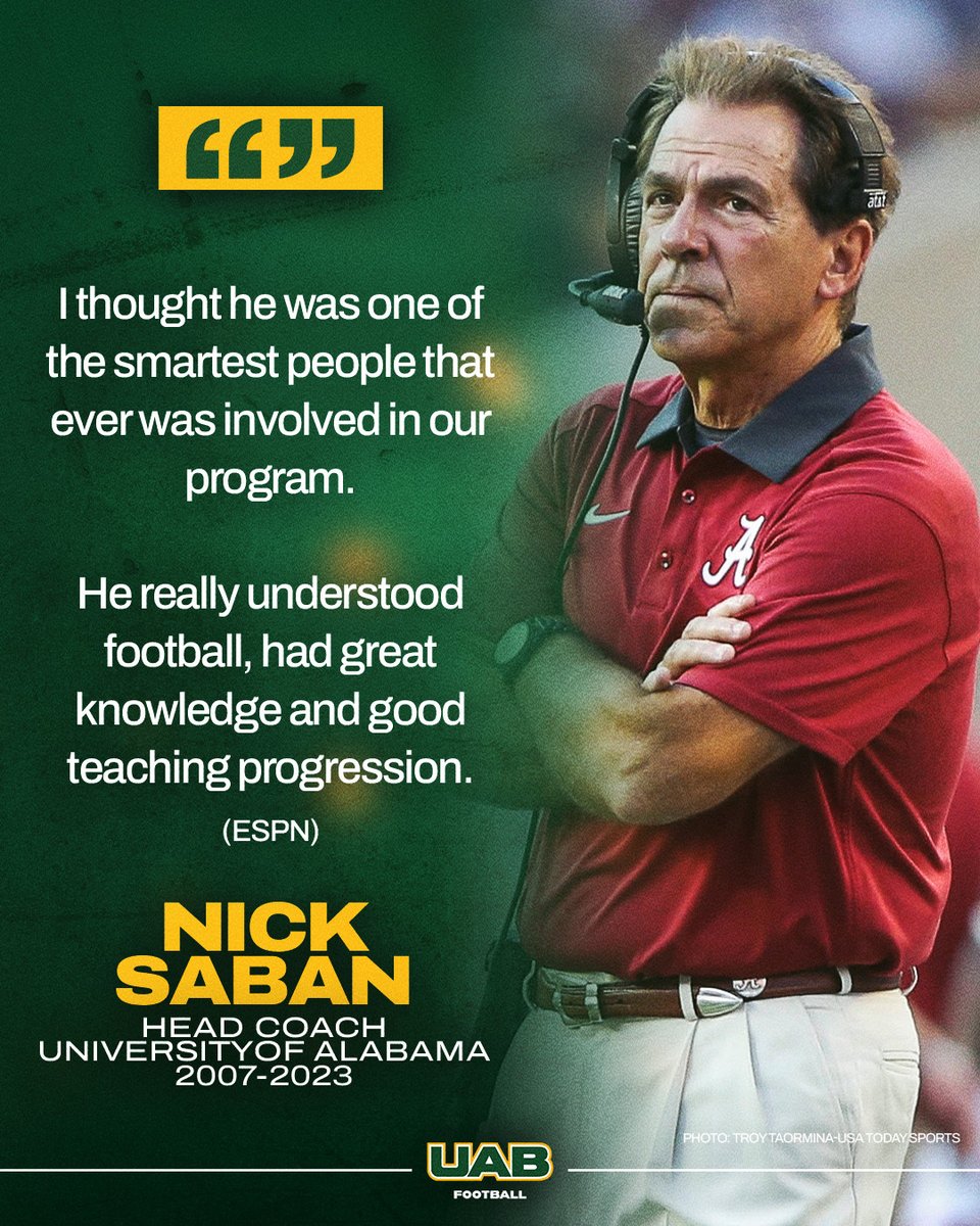 UAB_FB's tweet image. High praise for Mort‼️