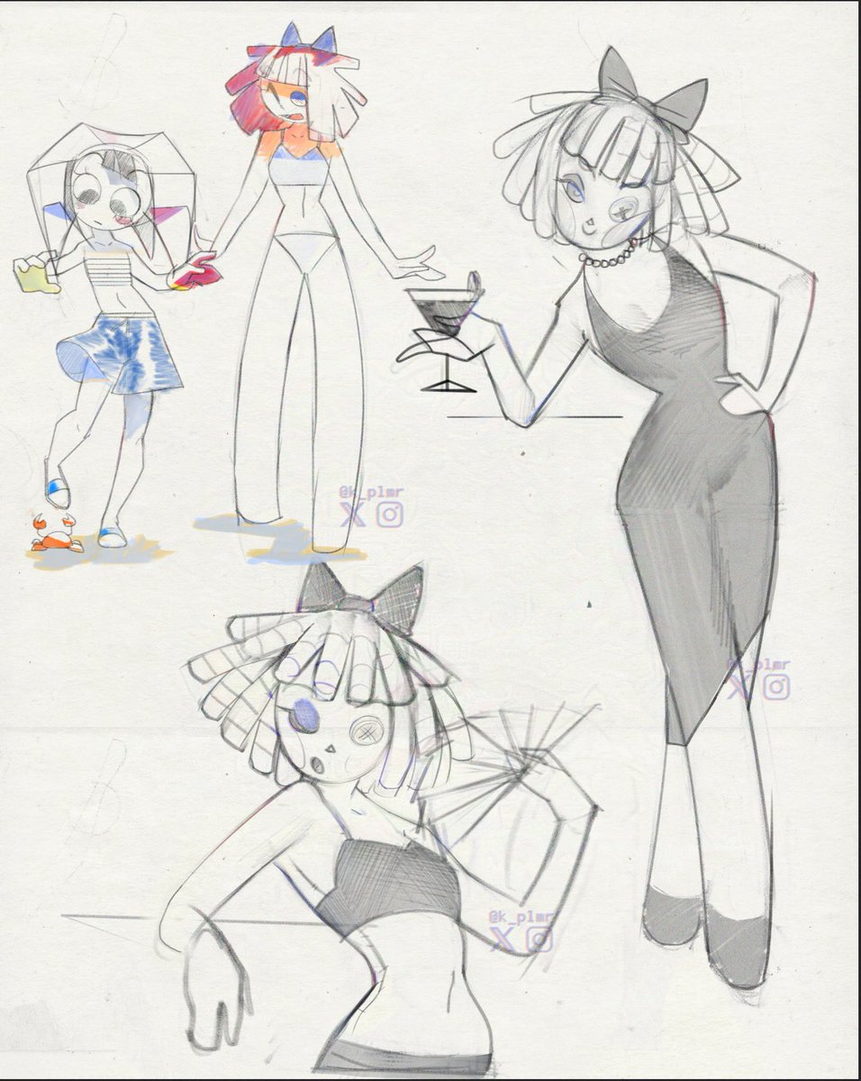 Some drawings before disaster 🏖️
#ragatha #pomni #tadc