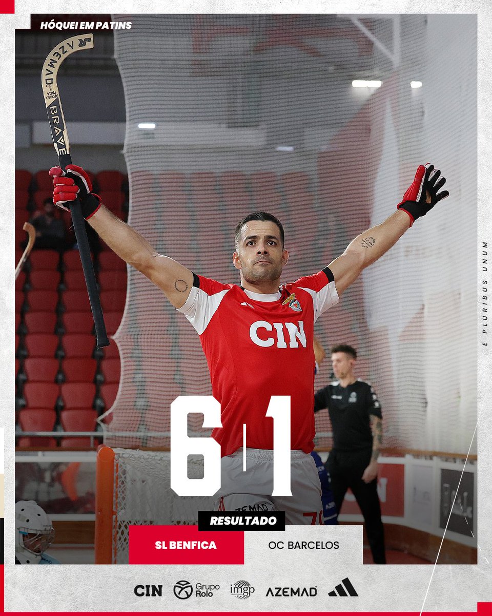 A vitória na 3.ª jornada do Grupo B da WSE Champions League é nossa! 🙌

🏑 João Rodrigues (3), Zé Miranda (2) e Roberto Di Benedetto.

#HóqueiBenfica