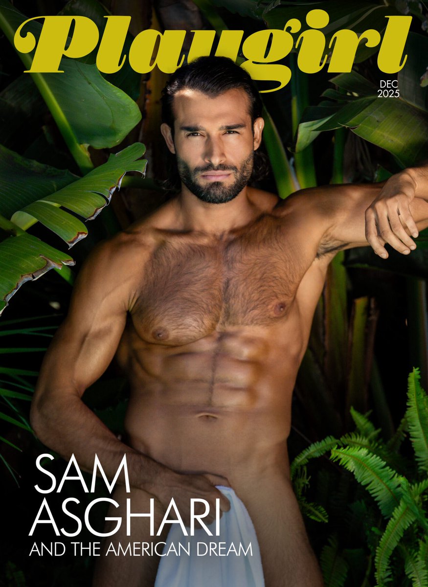 PopTingz's tweet photo. Sam Asghari covers the latest issue of PlayGirl Magazine. https://t.co/s67iA1WcQj