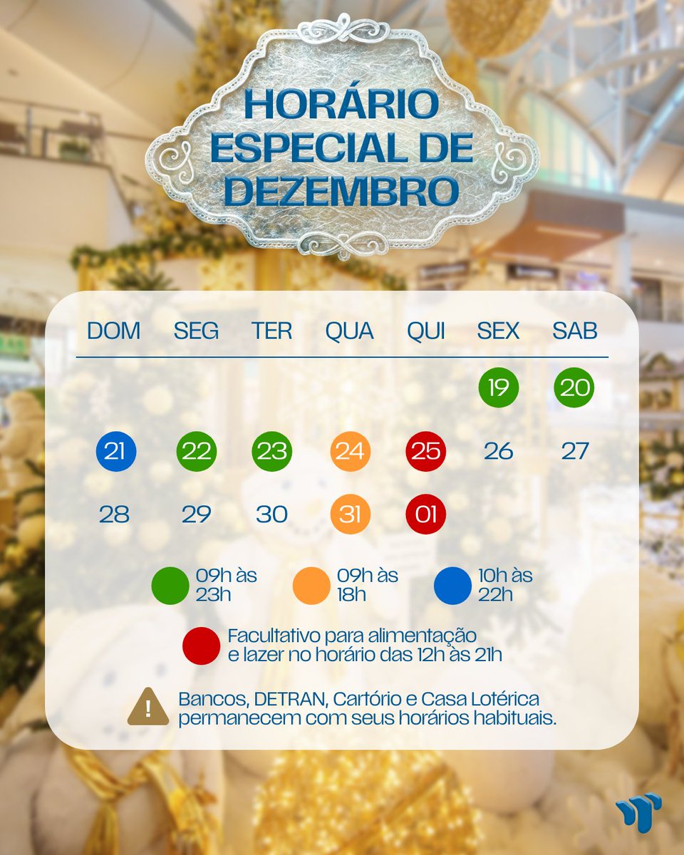 O Tacaruna tá contigo neste fim de ano com horários diferenciados. 📅 Para você aproveitar ao máximo antes e depois do Natal. 🎄

Confira como vai ser o nosso funcionamento e aproveite o mês de dezembro com o Tacaruna. ✨ VemProTaca