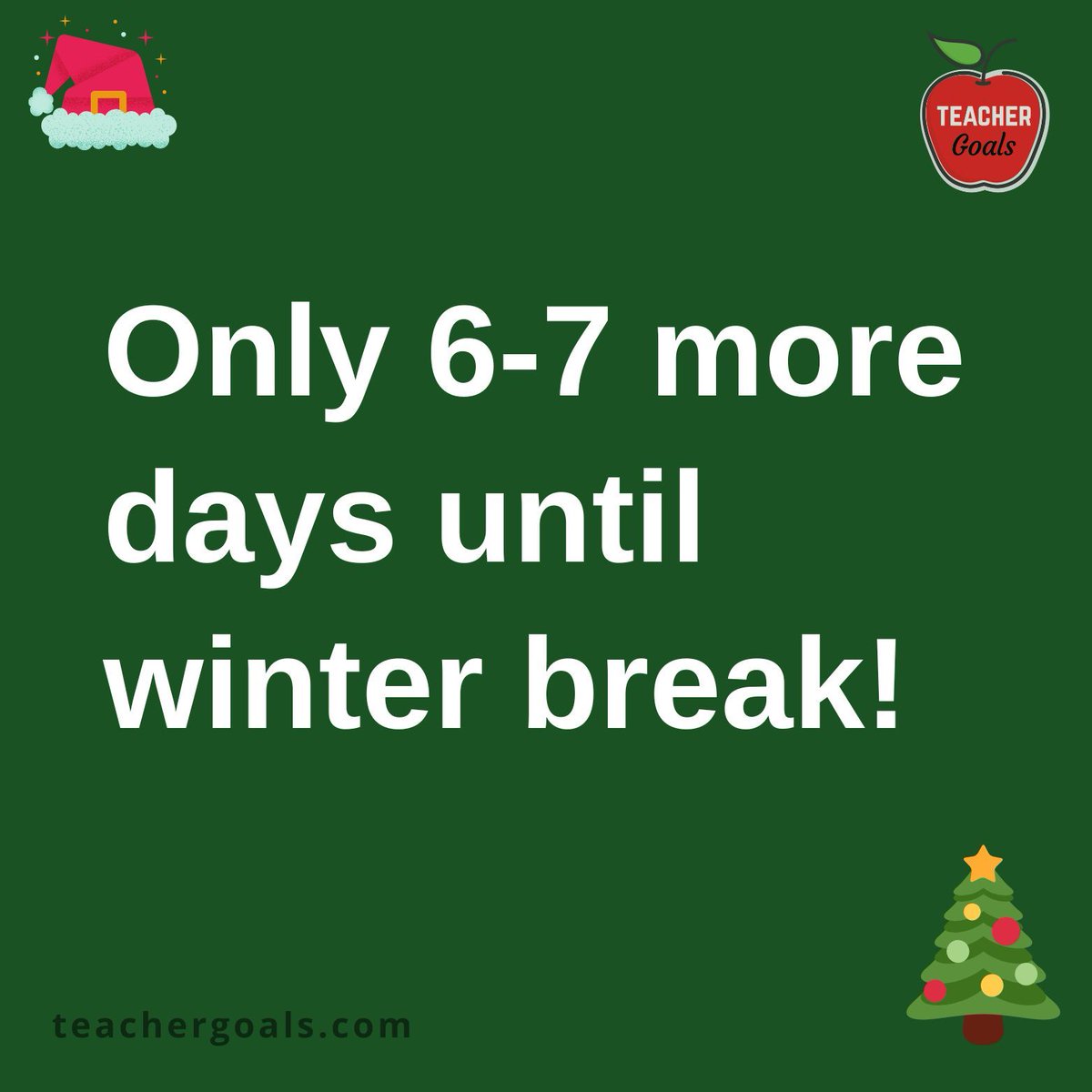 teachergoals's tweet photo. So close! 🎄
🌐 https://t.co/3qw2SY2yXy https://t.co/KnnHT0QgT0