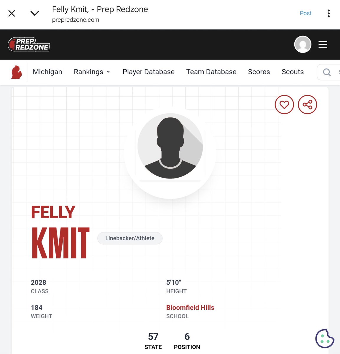 felly_kmit's tweet photo. Thank you @PrepRedzone for the ranking
@EliteFBNetwork @GeorgeYarberry @power5football2 @AthletesEdgeUSA
#hardworkpays #footballranking #football
#playerranking https://t.co/X2NanFGhjV