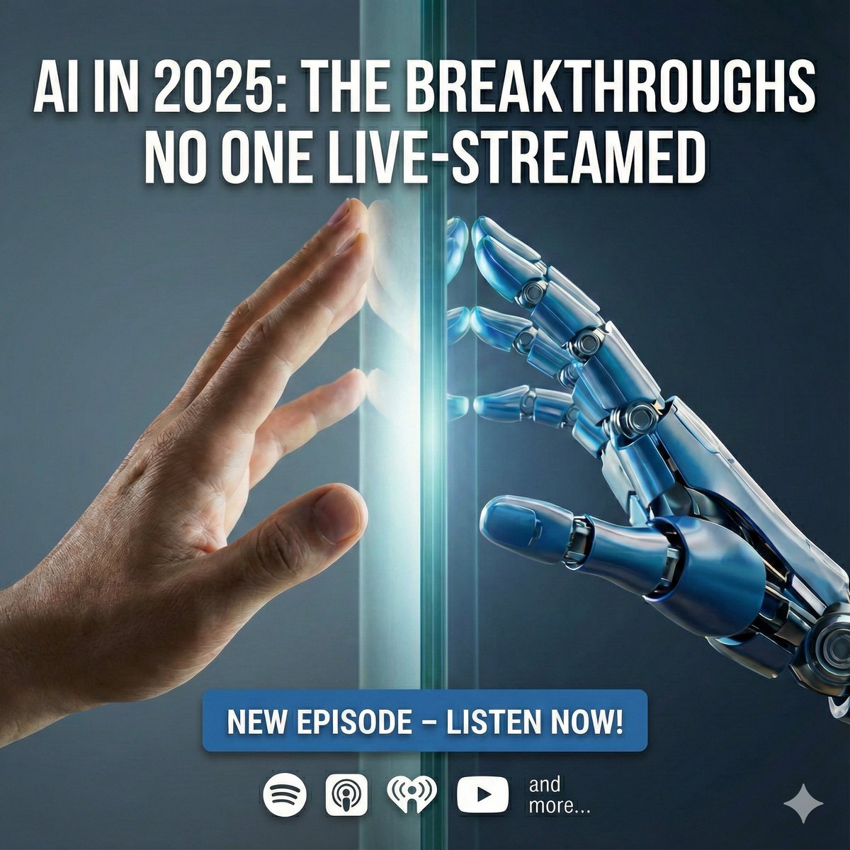 In 2025, we’re living in two worlds. 🌍 One where a simple text saves a harvest in Bihar. Another where a lawyer in NY cites fake cases invented by a chatbot.
🎧 Listen now to know more: open.spotify.com/episode/1QZybX…

#CuriousMinds #AIRevolution  #Innovation #SciencePodcast