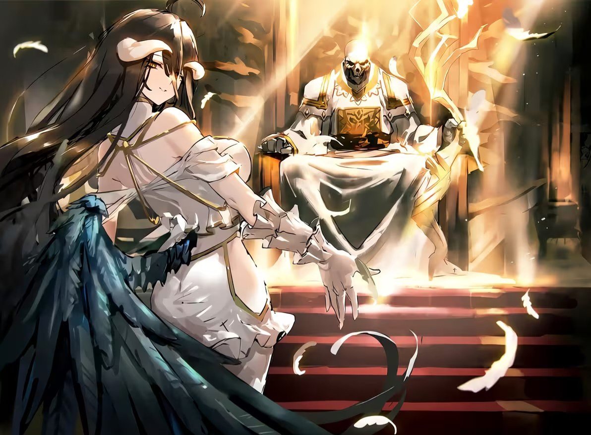 overlord_fan1's tweet image. We present you: The Sorcerer King #overlord