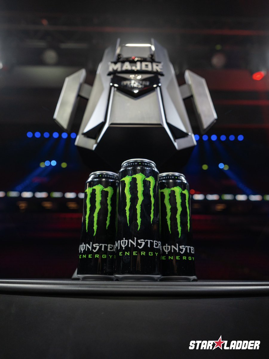 StarLadder_CS's tweet photo. ๐ Victory tastes like Monster Energy! Get ready to energise for the epic fight to lift this #BudapestMajor trophy!
@MonsterGaming @MonsterEnergy #MonsterGaming #MonsterEnergy https://t.co/d7BGwTYIyT