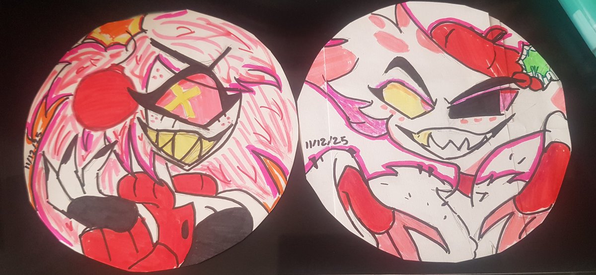 Sasakix_0's tweet photo. #art #dibujo #draw #drawing #cherrybomb #angeldust #cherrybombhazbinhotel #angeldusthazbinhotel #Christmas 
#HazbinHotel https://t.co/uDzvTPzaRG