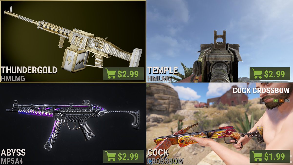 Rust Item Store tweet media