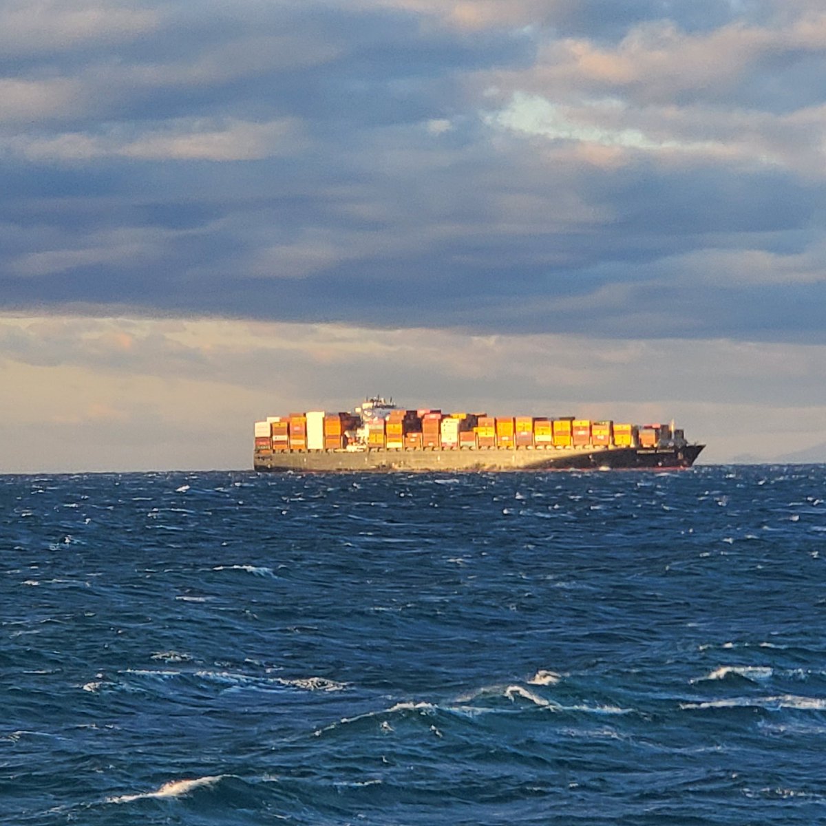 おはようございます。本日の東京湾は北風強くやや荒れ模様。多少の揺れ