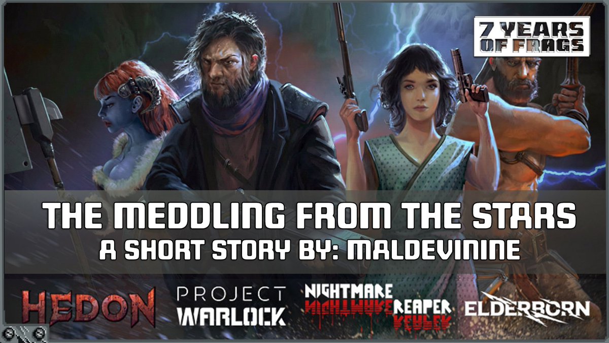 project_warlock's tweet image. 7 years of frags 💥

Part 5! When a bundle inspires lore. ✍️

Remember the Quad Damage Bundle with Elderborn, Hedon &amp;amp; Nightmare Reaper?

It was so unique that fan Maldevinine wrote a crossover fanfic about it!

Link below 👇

#ProjectWarlock #HappyBoomsday