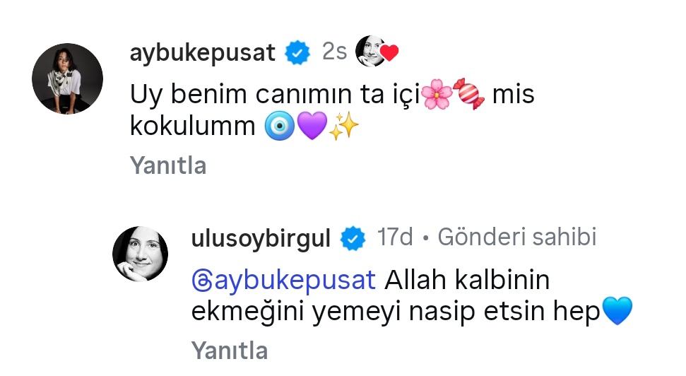 Birgül ablaa Amin çokk🥹💘