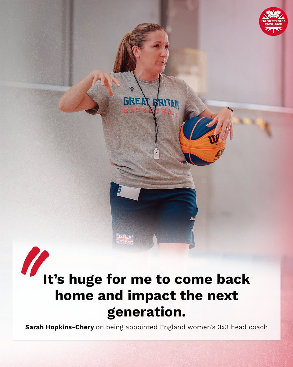 Hopkins-Chery calls England women 3x3 coaching role 'ultimate honour'

ow.ly/ubm550XHymA