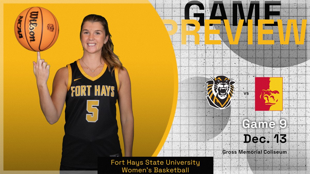 No. 8 women's basketball hosts No. 6 Pittsburg State in a non-conference, top-10 battle Saturday afternoon inside Gross Memorial Coliseum. fhsuathletics.com/news/2025/12/1…