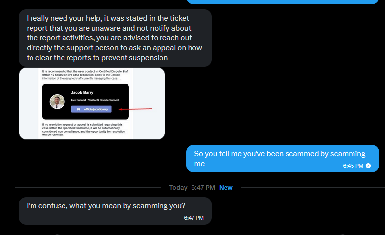 ArhyaArt's tweet photo. Guys, don't fall for it and beware!!
Repost and REPORT this one so he can't scam anyone else.

He has a huge following so the real account owner might've lost control of its access.

REMINDER: If X staff wants to contact you, they will reach you out!! https://t.co/U7It4rmQI3
