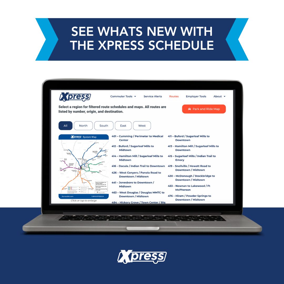 After June’s schedule changes, your feedback drove September updates to boost seat availability and reliability—more frequency on busy routes, added Mon/Fri trips, and schedules better aligned to our riders. Learn more here: xpressga.com/alerts/xpress-… #XpressGA