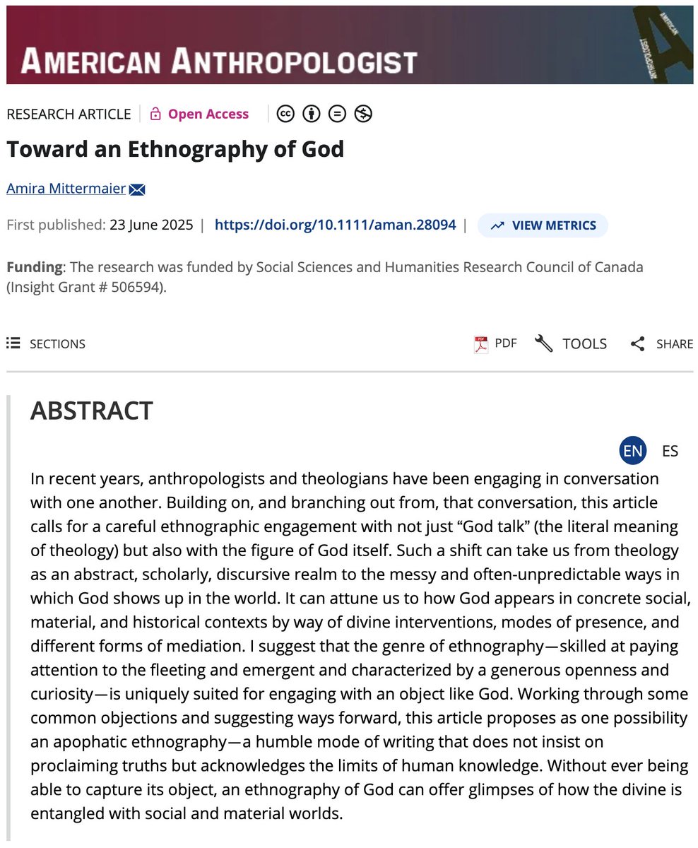 American Anthropologist tweet media