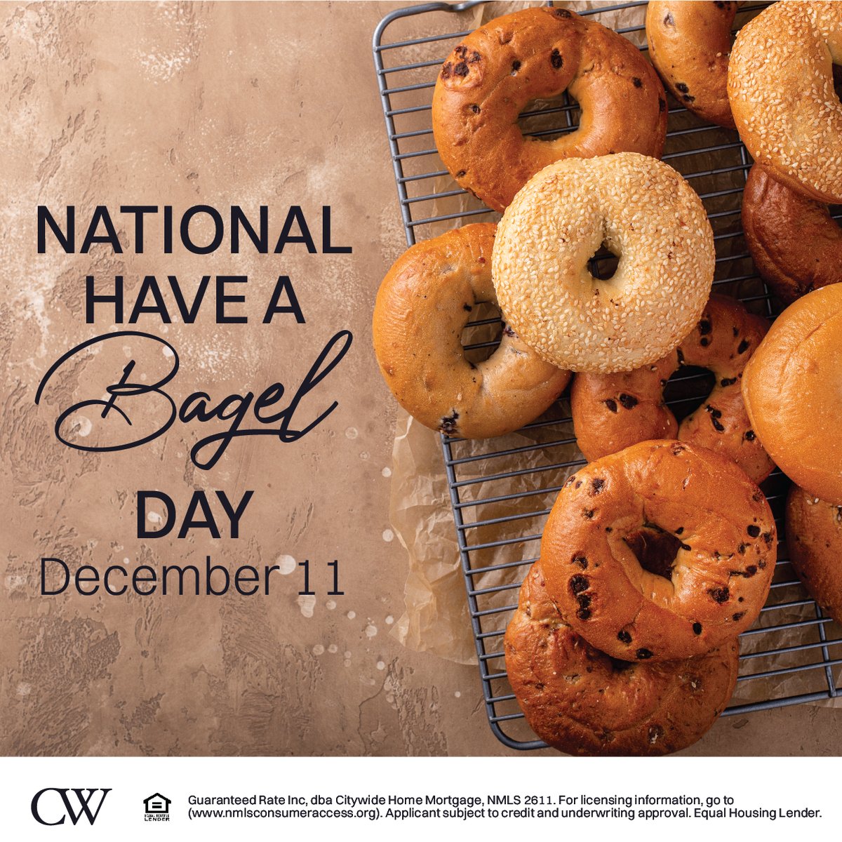 clmill's tweet image. 🥯 Happy National Bagel Day! 🥯
What's your go-to bagel and topping combo? Sweet or savory-let us know in the comments! Tag a friend you'd share a bagel with! #NationalBagelDay #BagelLove citywidehm.com/crystalmiller