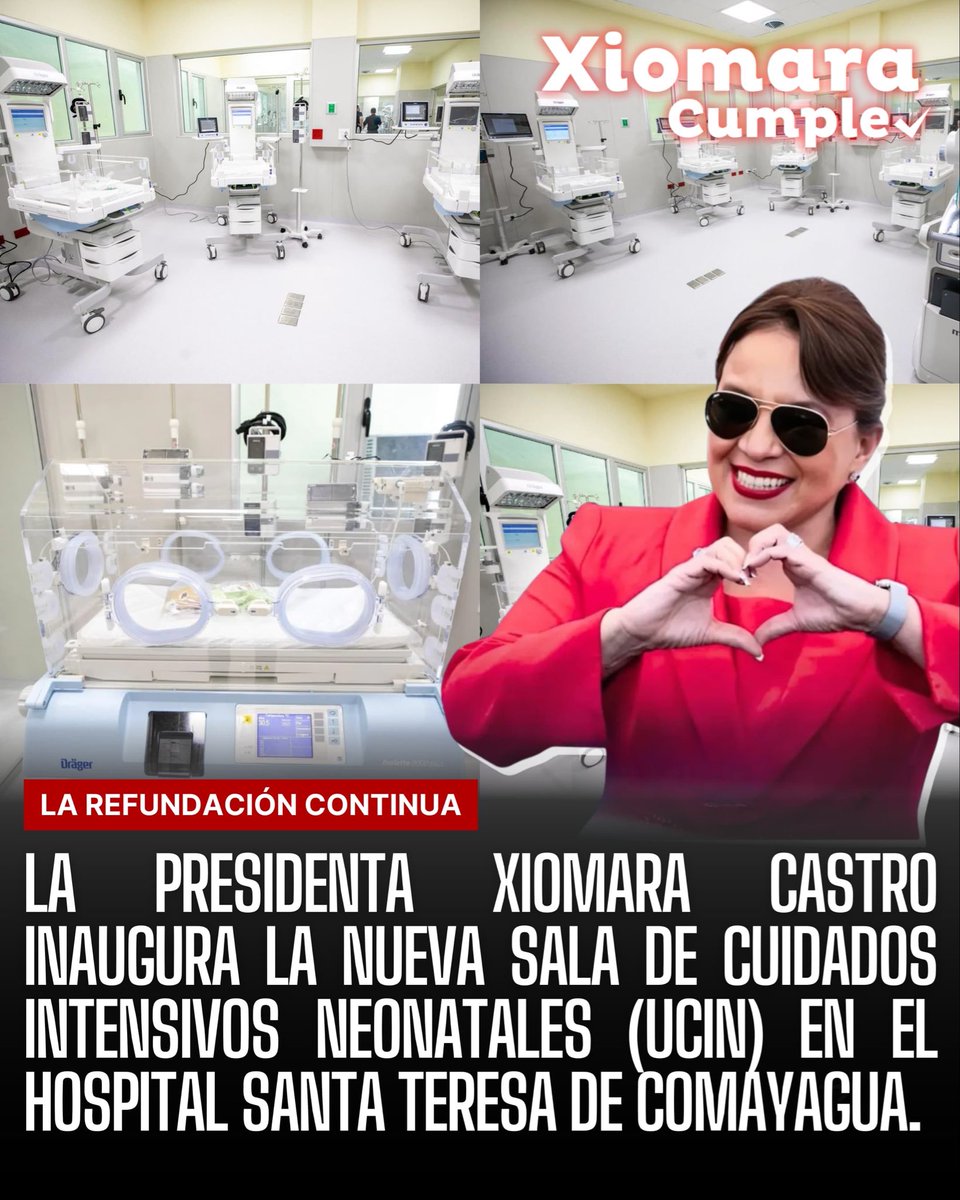 Daniela61411312's tweet photo. La nueva sala neonatal representa un paso decisivo hacia un sistema de salud más humano, moderno y centrado en la protección de los más vulnerables.
#XiomaraSiCumple https://t.co/dLiWTkAm7r