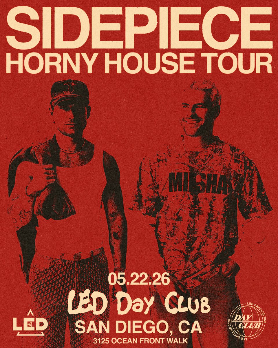 LEDpresents's tweet photo. Just Announced / On Sale! 🚨 @youasidepiece returns to #LEDDayClub on Friday, May 22nd 💦💥

Tickets on sale NOW 🎟️ https://t.co/w4xFqRpD6R https://t.co/VOoMYA5UCv