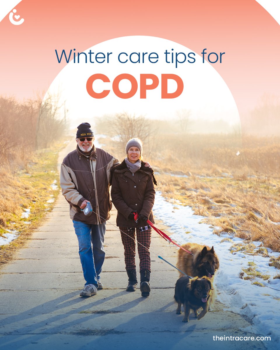 theintracare's tweet image. #Winter can be tough if you’re dealing with #COPD, but simple, practical tips on staying warm, keeping air clean, eating well, staying active, and knowing when to seek medical help can make it easier to manage. Read more, here zurl.co/eZi5a 

#CareTips #ManagingCOPD