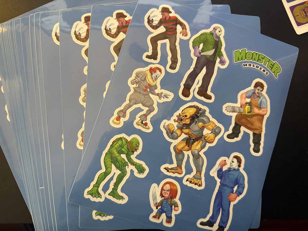 And just a reminder every order will include a monster mashers sticker sheet. Incredible investment opportunity.