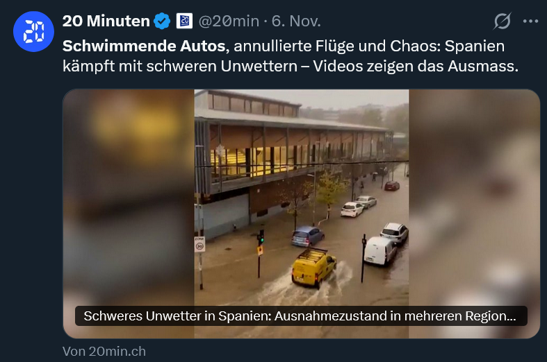 WaldaHood's tweet photo. Hahaha, als hätte ich das nicht gleich gewusst!
Ich tippe auf Anhänger der schwefelgelben #FickDenPlaneten-Partei. Aber auch für den erbärmlichen Rest gilt: Stillstand ist der Tod. #OneWorldOneFuture #PrimaKlima
Aber so lange man nicht im Ahrtal wohnt, was soll schon passieren... https://t.co/pdjMs1YBne